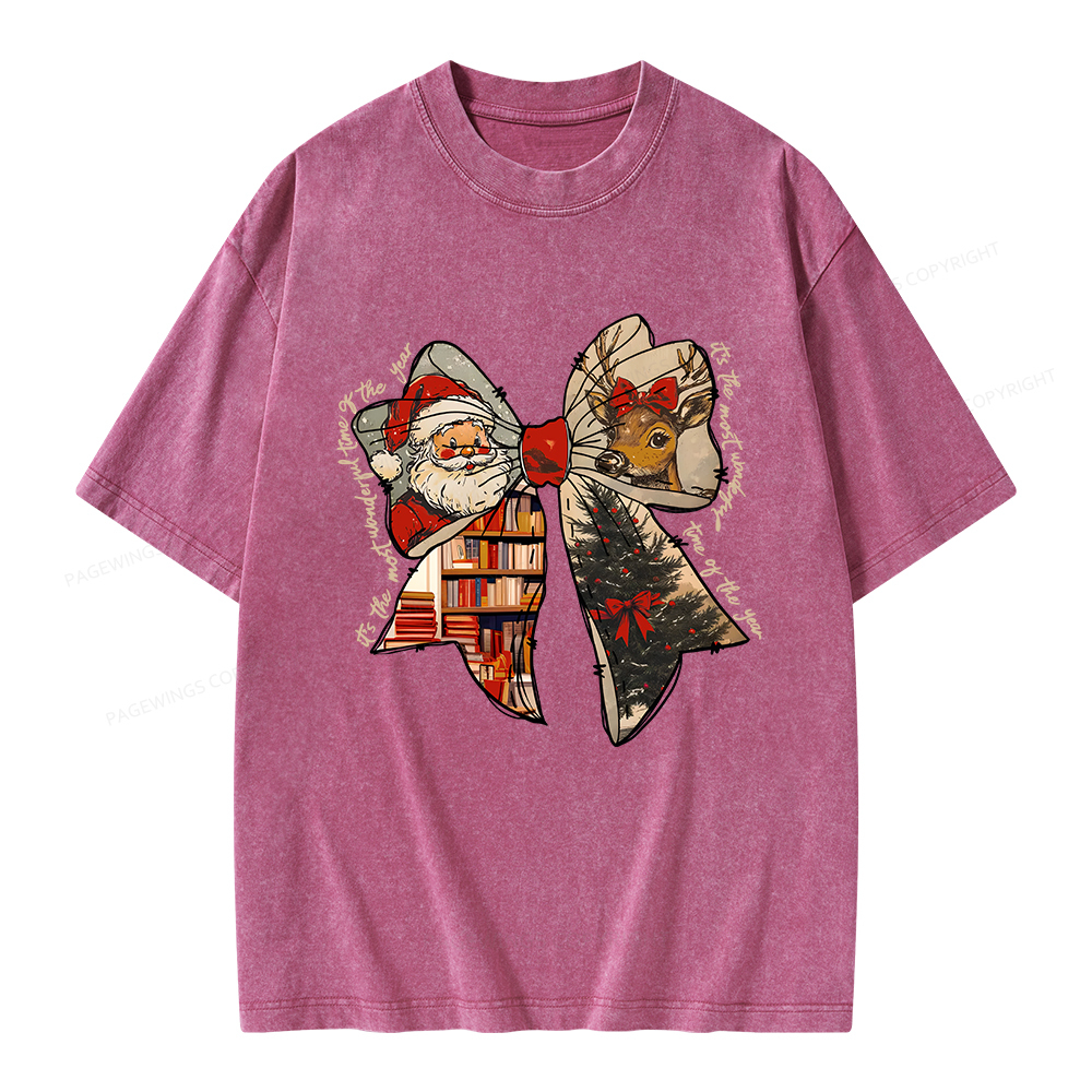 Pagewings It's The Most Wonderful Time Of The Year Unisex Washed T-shirt