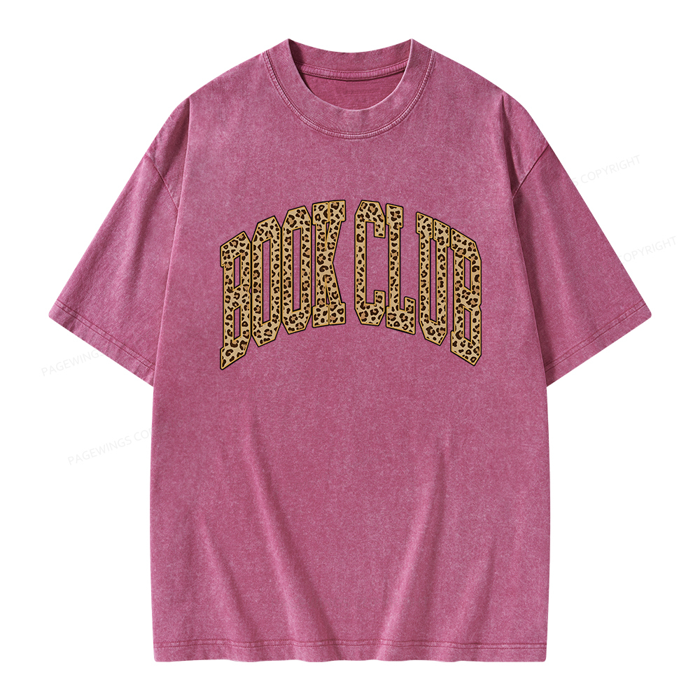 Pagewings Book Club Unisex Washed T-shirt
