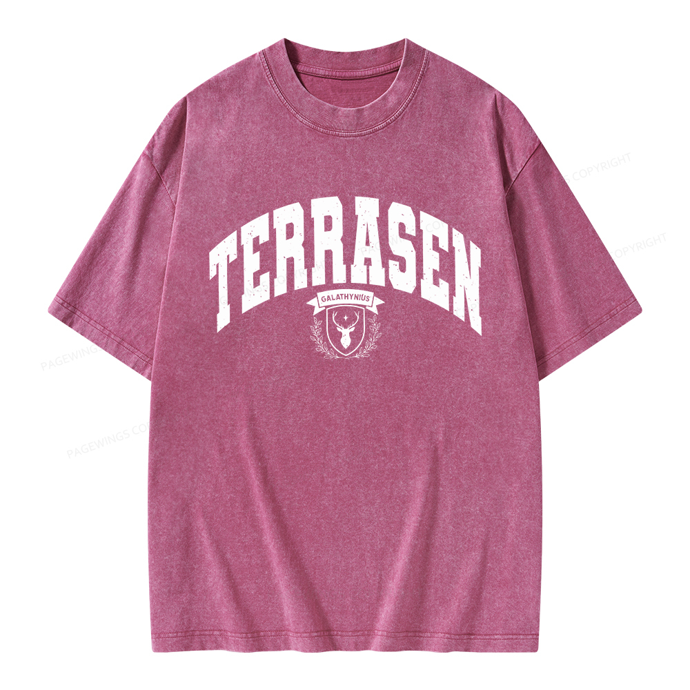 Pagewings Terrasen Unisex Washed T-shirt