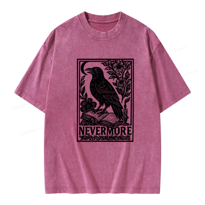 Pagewings Nevermore Unisex Washed T-shirt