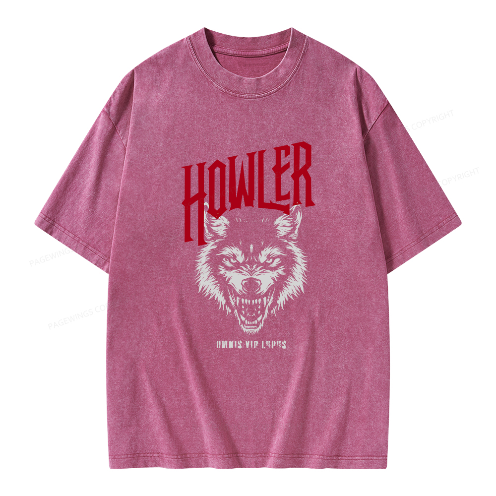 Pagewings Howler Unisex Washed T-shirt