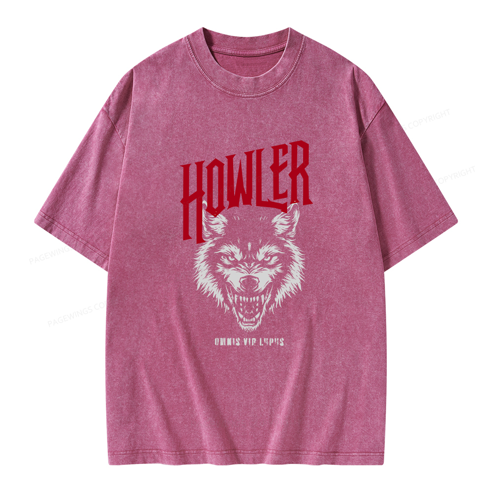 Pagewings Howler Unisex Washed T-shirt