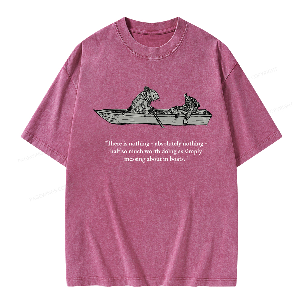 Pagewings There Is Nothing Unisex Washed T-shirt