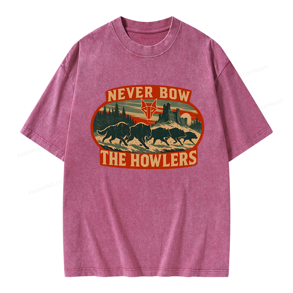 Pagewings The Howlers Unisex Washed T-shirt