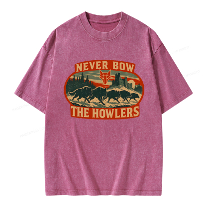 Pagewings The Howlers Unisex Washed T-shirt