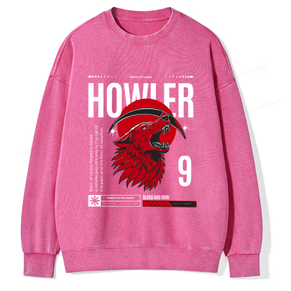 Pagewings Howler Unisex Washed Sweatshirt