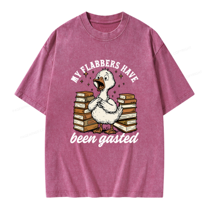Pagewings My Flabbers Have Been Gasted Unisex Washed T-shirt