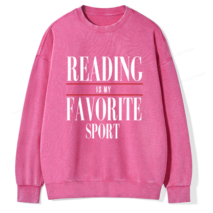 Pagewings Vintage Reading Sweatshirt, Booklover gift  Unisex Washed Sweatshirt