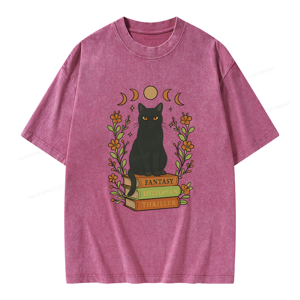 Pagewings Book Lover Unisex Washed T-shirt