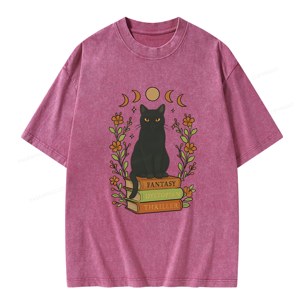 Pagewings Book Lover Unisex Washed T-shirt