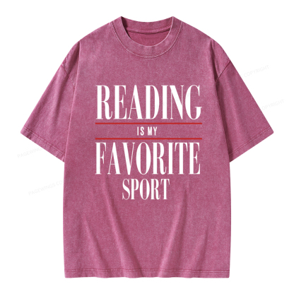 Pagewings Vintage Reading Sweatshirt, Booklover gift  Unisex Washed T-shirt