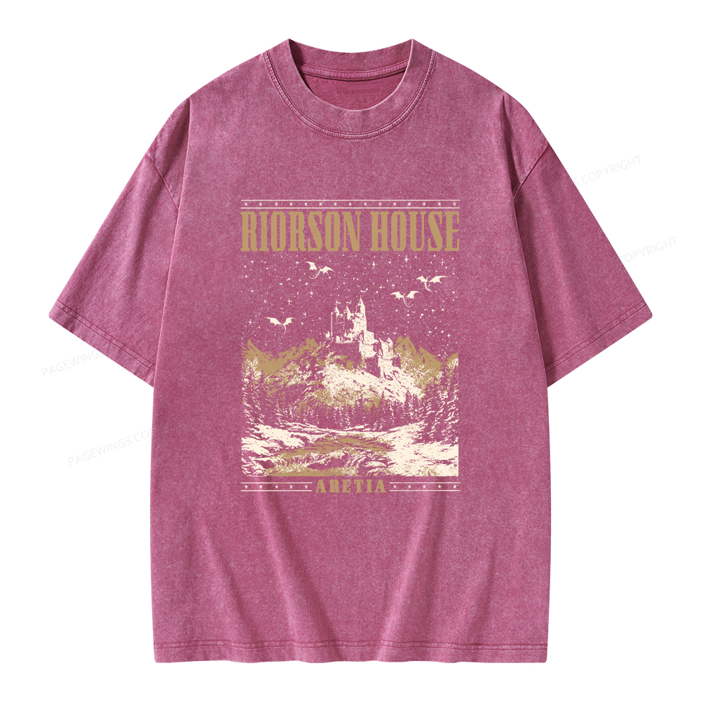 Pagewings Rierson House Unisex Washed T-shirt
