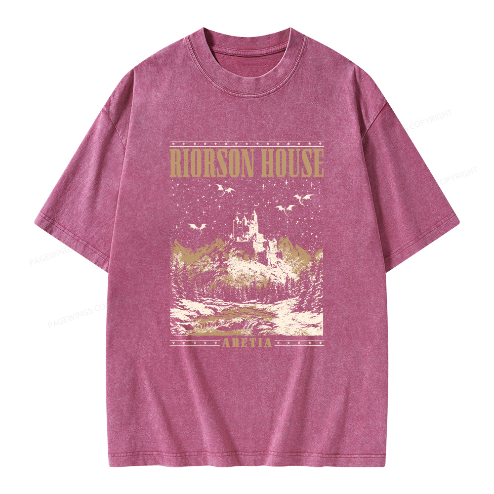 Pagewings Rierson House Unisex Washed T-shirt