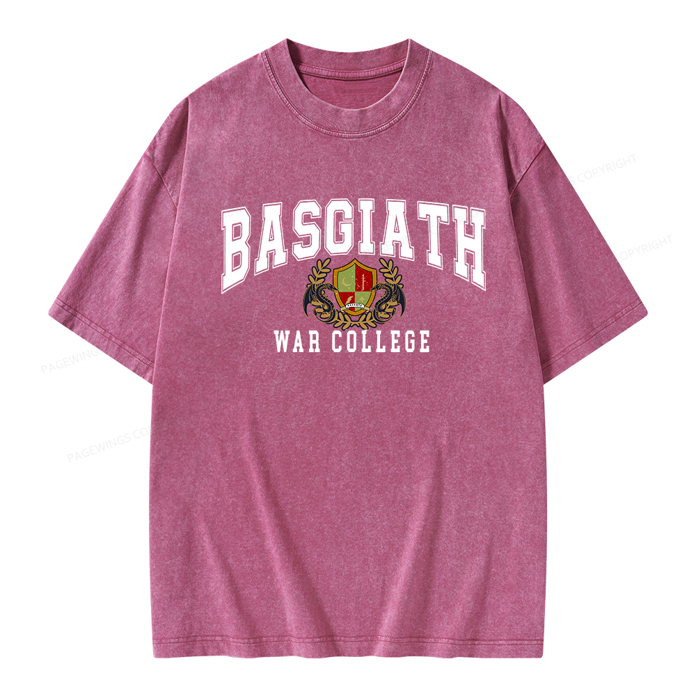 Pagewings Basgiat War Collage Unisex Washed T-shirt