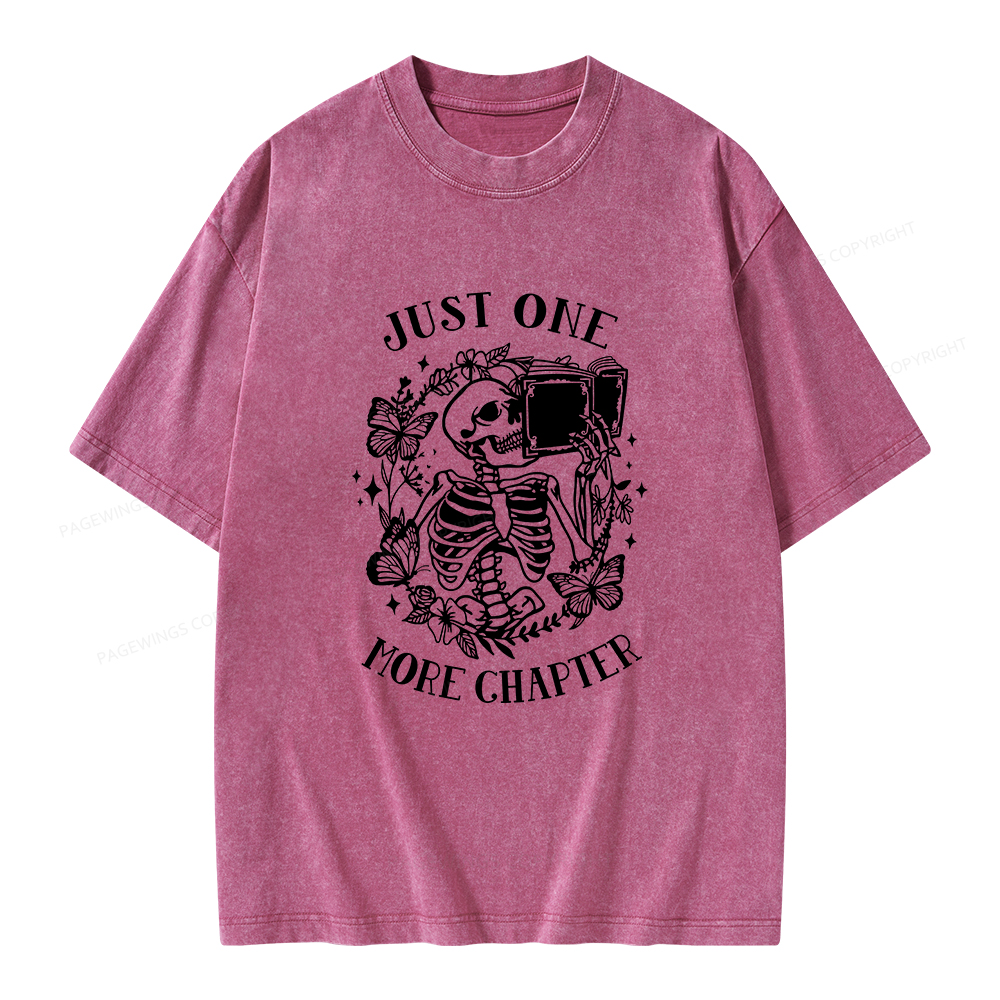 Pagewings Book Lover Shirt, Reading Shirt Unisex Washed T-shirt