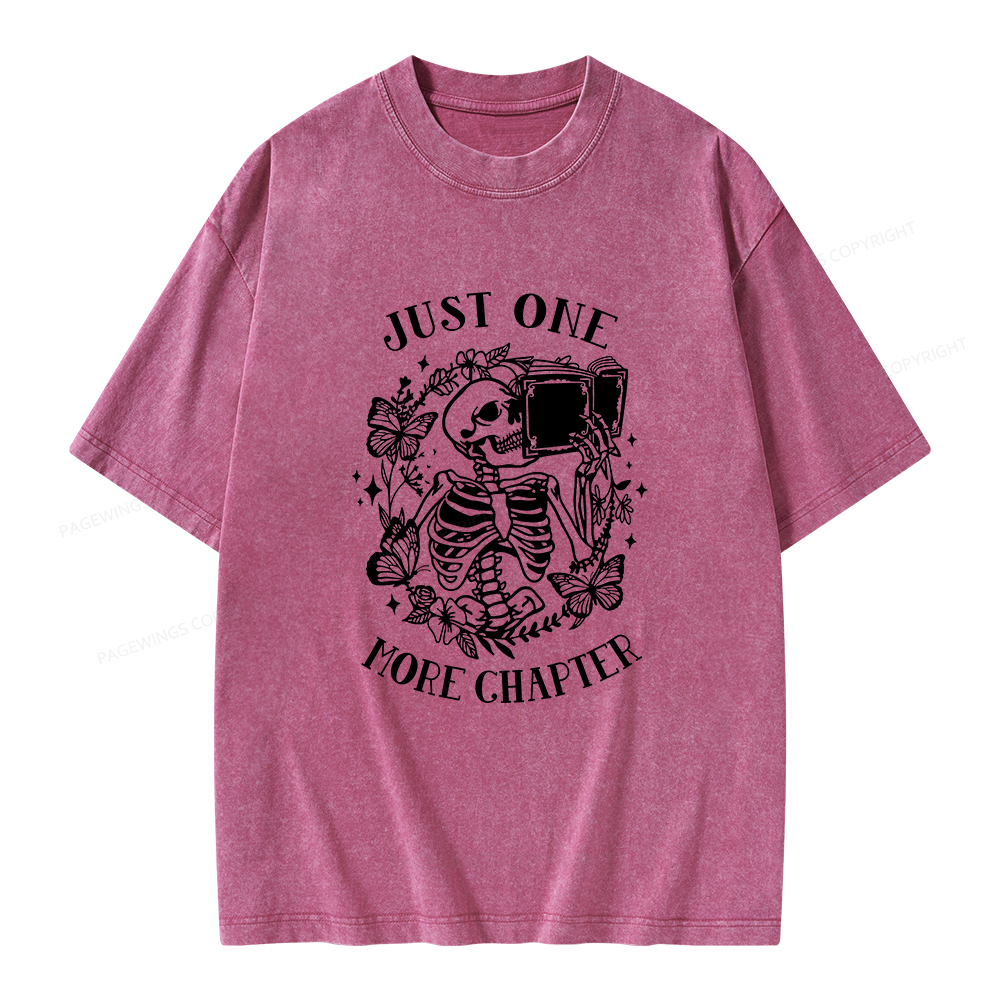 Pagewings Book Lover Shirt, Reading Shirt Unisex Washed T-shirt