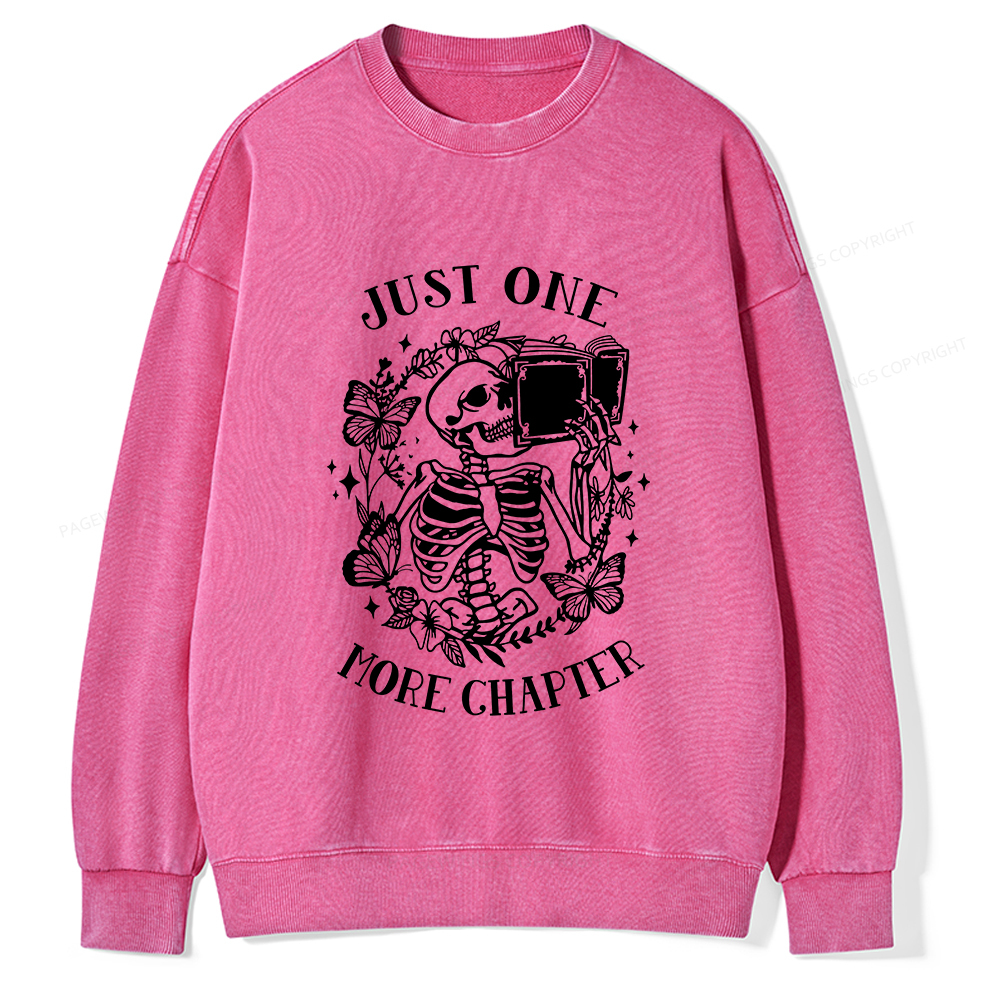 Pagewings Book Lover Shirt, Reading Shirt Unisex Washed Sweatshirt