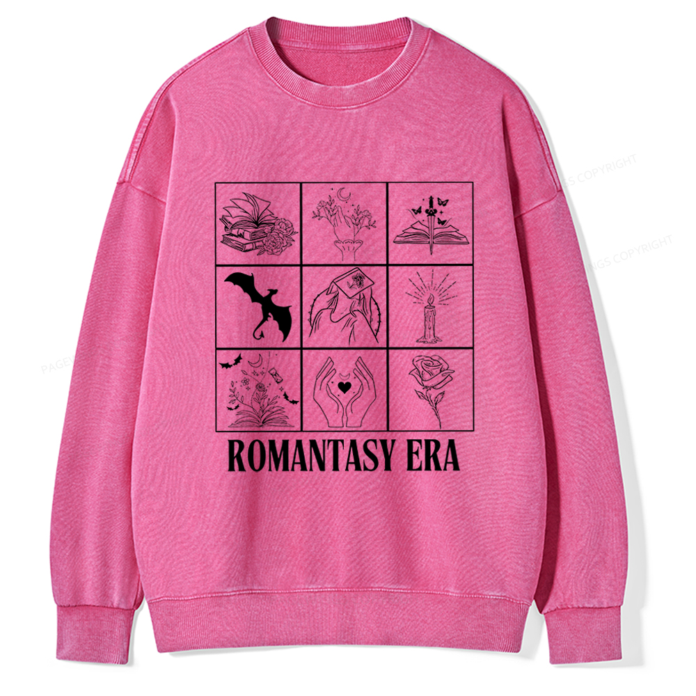 Pagewings Romantasy Era Book Shirt Comfort Colors t-shirt Unisex Washed Sweatshirt
