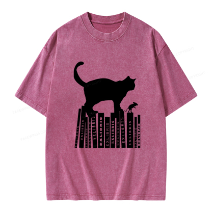 Pagewings Bookplate Creative T-shirt Unisex Washed T-shirt