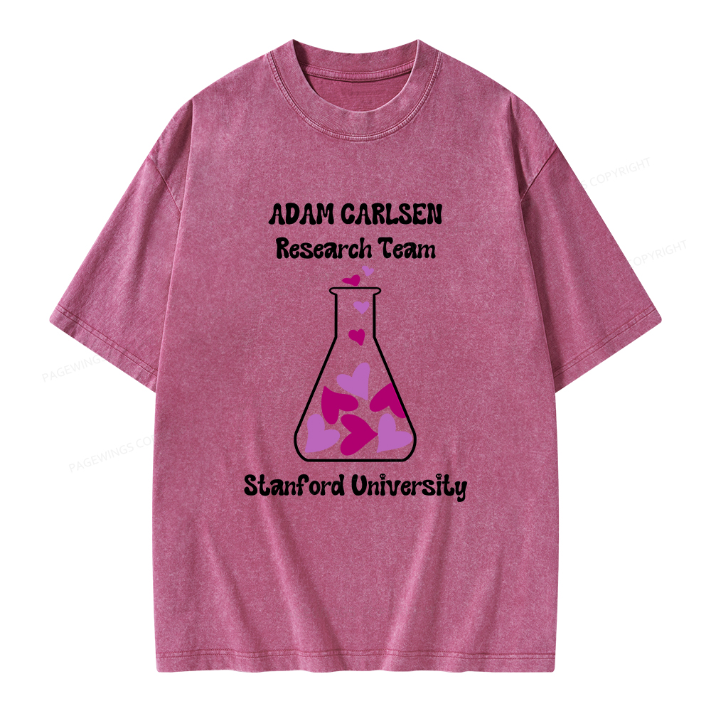 Pagewings Adam Carlsen Research Team Unisex Washed T-shirt