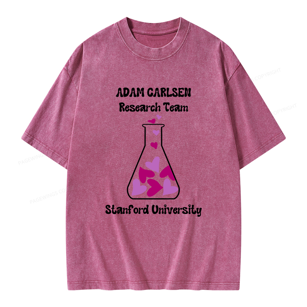 Pagewings Adam Carlsen Research Team Unisex Washed T-shirt