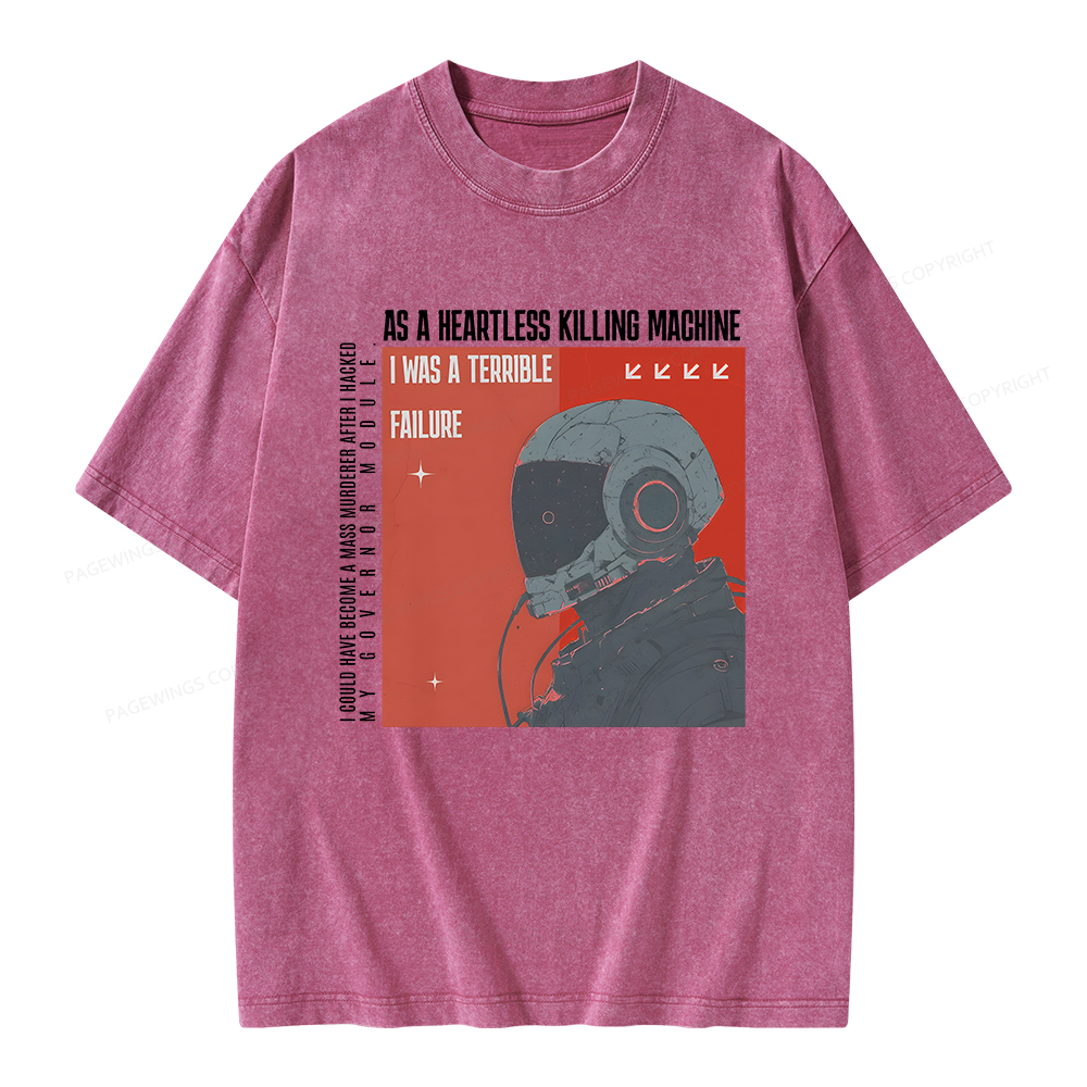 Pagewings I Was A Terrible Failure Unisex Washed T-shirt