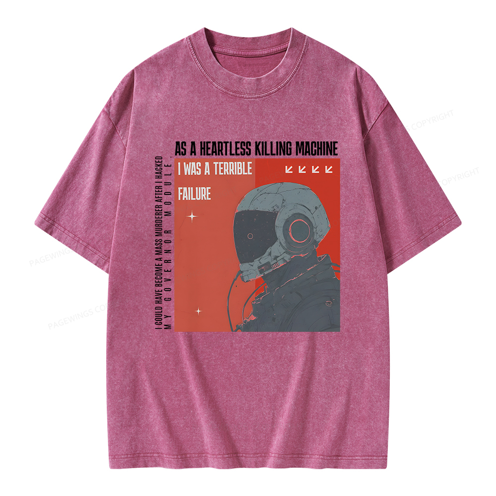 Pagewings I Was A Terrible Failure Unisex Washed T-shirt