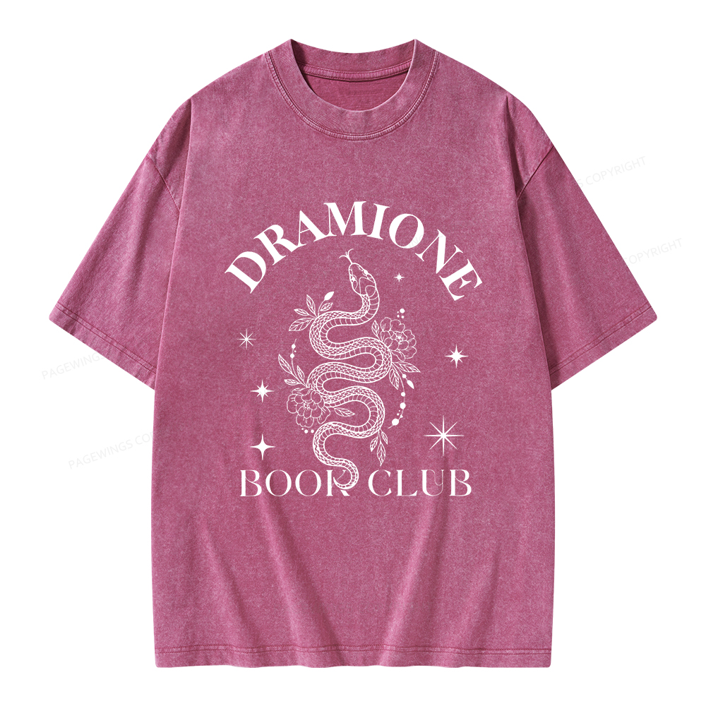 Pagewings Dramione Book Club Unisex Washed T-shirt