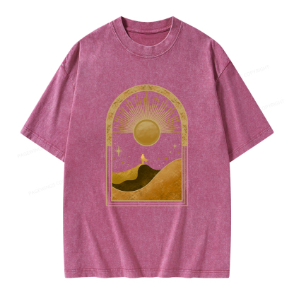 Pagewings Sci-Fi Lover Unisex Washed T-shirt