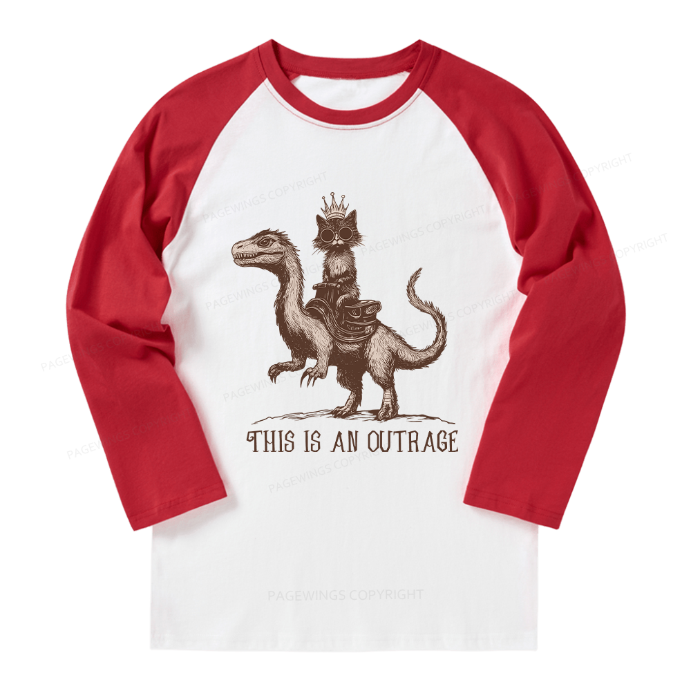 Pagewings Sci-Fi Book Lovers Long Sleeve Raglan T-shirt