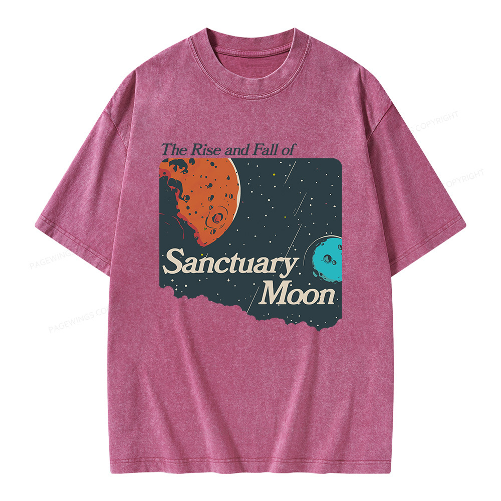 Pagewings Sanctuary Moon Unisex Washed T-shirt