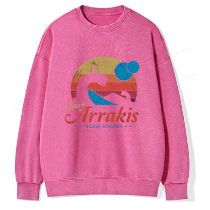 Pagewings Visit Arrakis Unisex Washed Sweatshirt
