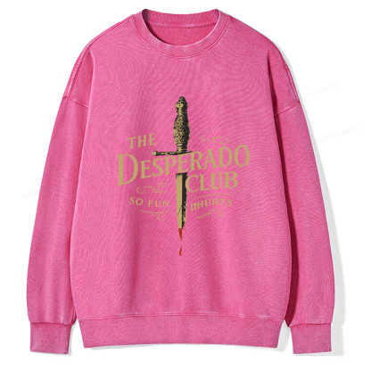 Pagewings Desperado Club Unisex Washed Sweatshirt