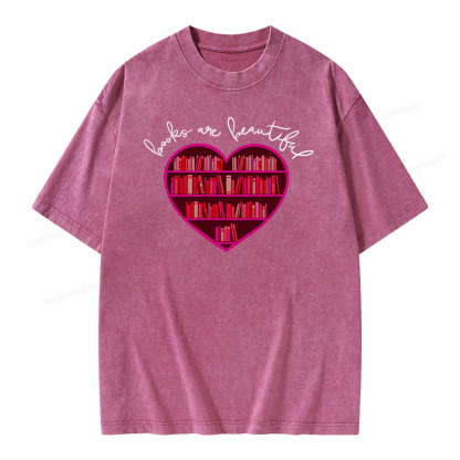 [Copy]Pagewings Librarian Book Reader Funny Book Lover T Shirts Unisex Washed T-shirt