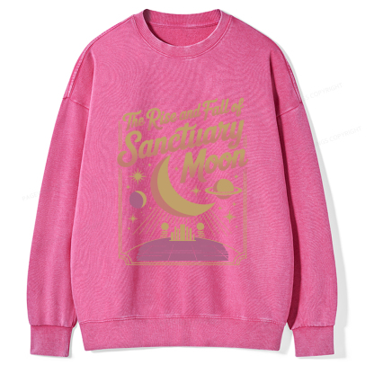 Pagewings Sanctuary Moon Unisex Washed Sweatshirt