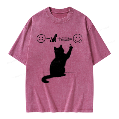 Pagewings A Good Life Is Made Up of Books Unisex Washed T-shirt