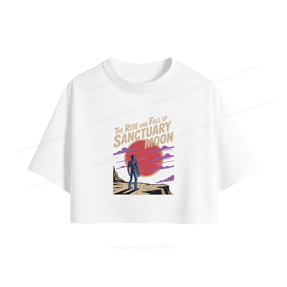 Pagewings The Rise And Fall Of Sanctuary Moon Women Crop Tops