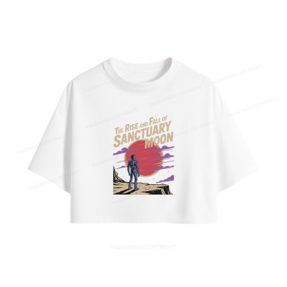 Pagewings The Rise And Fall Of Sanctuary Moon Women Crop Tops