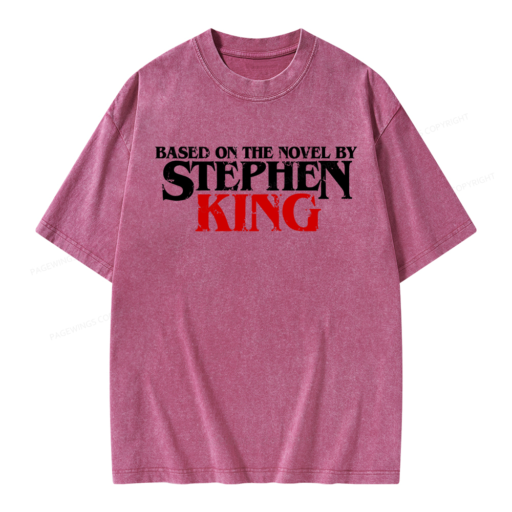 Pagewings Based on the novel by Stephen King Unisex Washed T-shirt