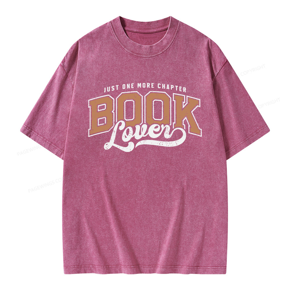 Pagewings One More Chapter Unisex Washed T-shirt