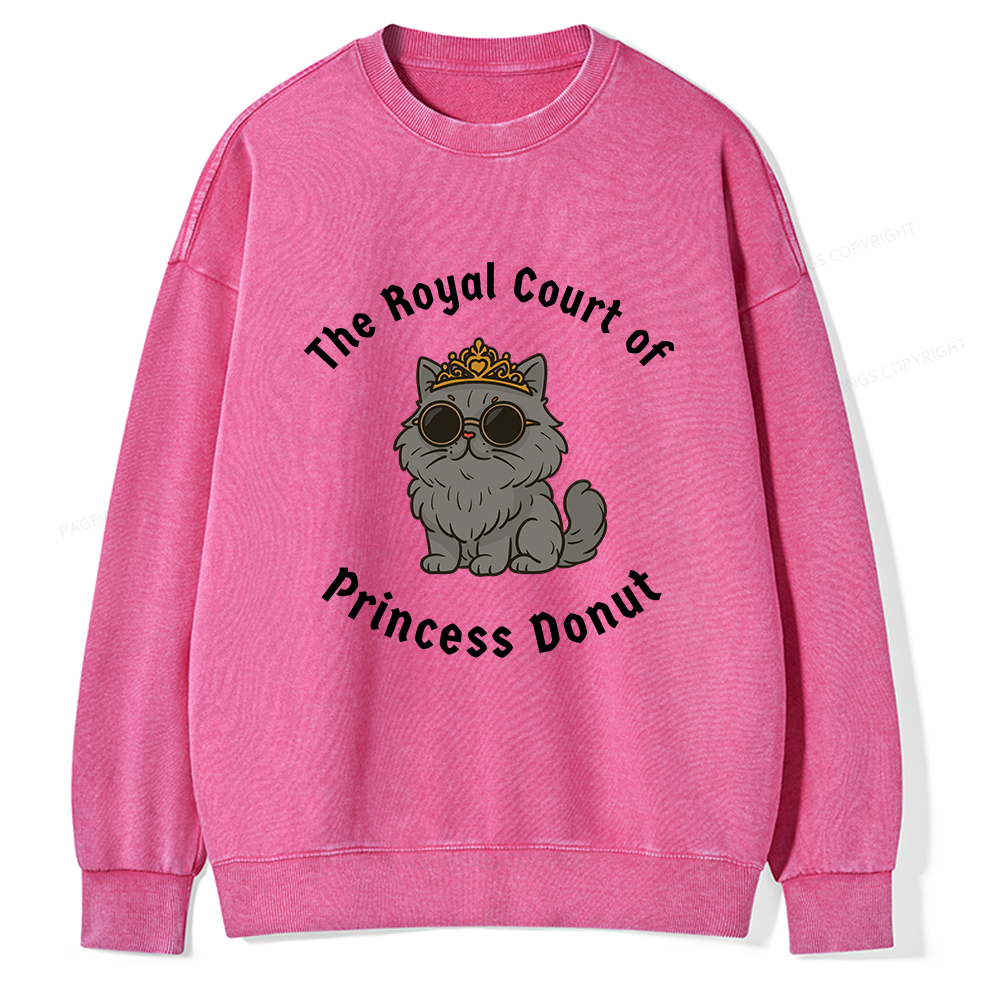 Pagewings The Royal Court Unisex Washed Sweatshirt