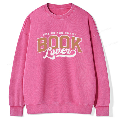 Pagewings One More Chapter  Unisex Washed Sweatshirt