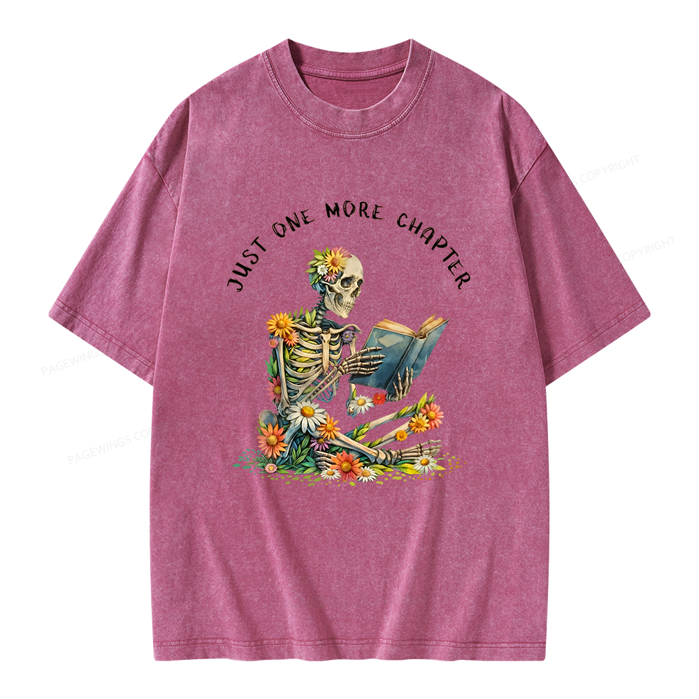 Pagewings Just More Chapter Unisex Washed T-shirt