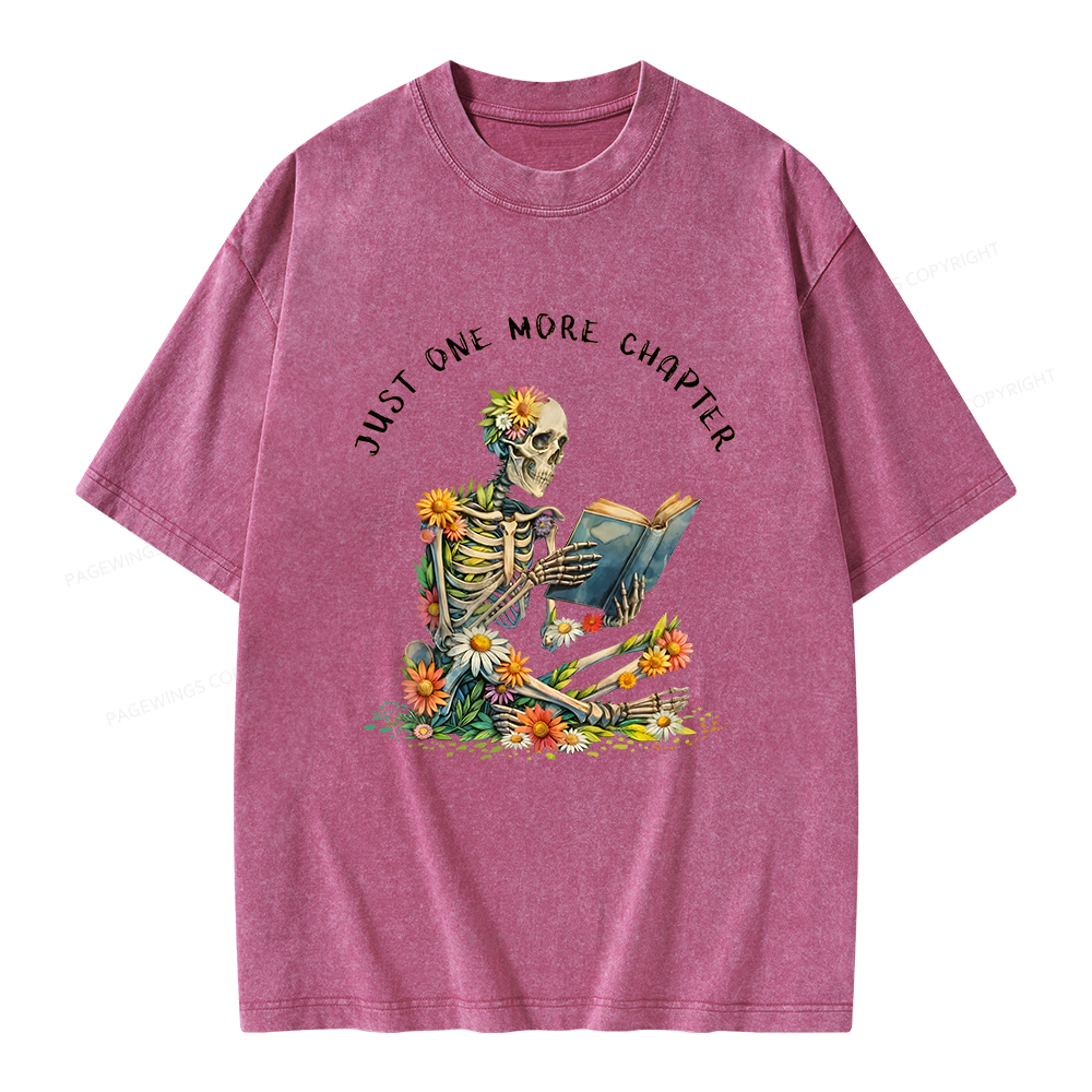 Pagewings Just More Chapter Unisex Washed T-shirt