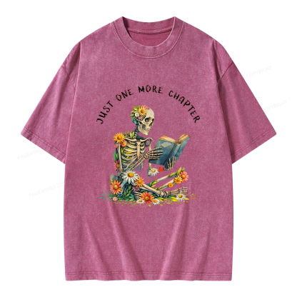 Pagewings Just More Chapter Unisex Washed T-shirt