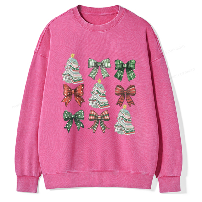 Pagewings Booked for Christmas Unisex Washed Sweatshirt