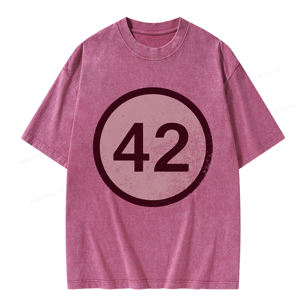 Pagewings 42 Unisex Washed T-shirt