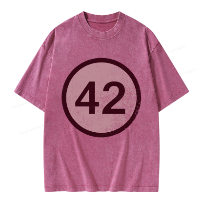 Pagewings 42 Unisex Washed T-shirt