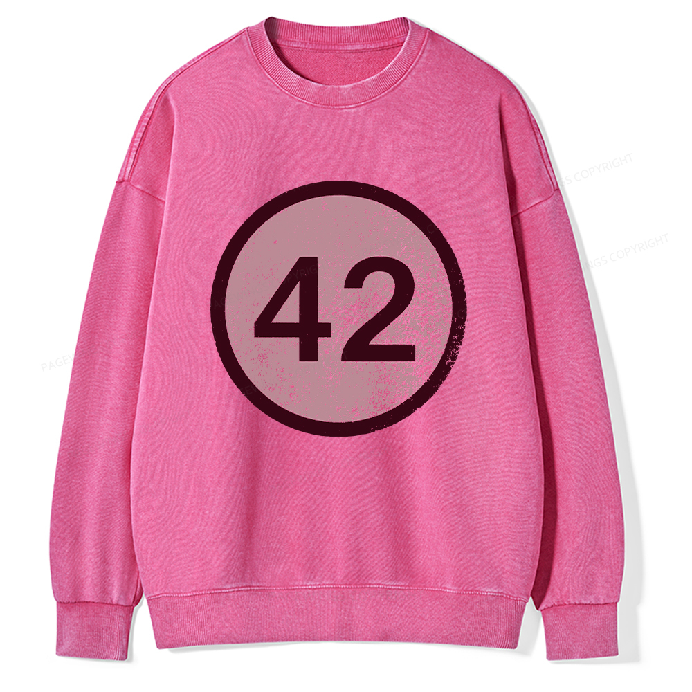 Pagewings 42 Unisex Washed Sweatshirt