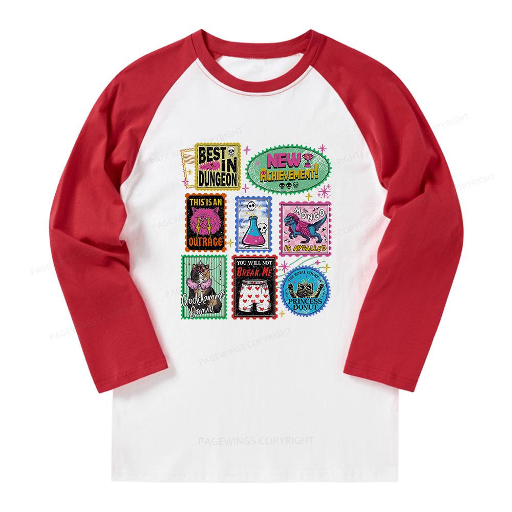 Pagewings New Achievement Long Sleeve Raglan T-shirt